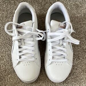 Puma Classic White Leather Sneakers
